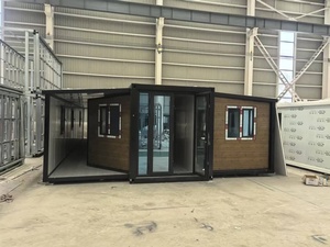 Casas de contenedores 20 pies 40 pies portátil 2/3 dormitorio diseño europeo Villa prefabricada móvil Durable casa Modular acero expandible - Product Image 4