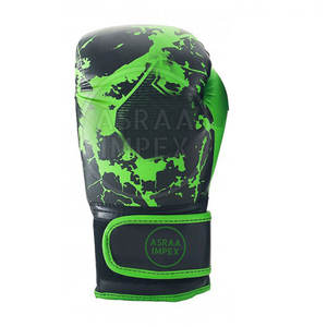 Guantes de boxeo de buena calidad Guantes de boxeo con logotipo personalizado Guantes de boxeo de material de cuero resistente - Product Image 2