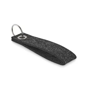 Porte-clés et mousqueton promotionnels en feutre RPET écologique SUORA - Product Image 3