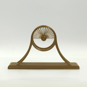 Decorative Gold Finished Fan <b>Napkin</b> Holder Perfect For Table Setting Restaurant Cafe And Special Occasion Decor From India - Product Image 3