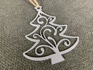 Ornement de Noël en métal en forme de vacances, écologique, excellent cadeau, décoration de Noël pour la maison, fête du Nouvel An, décoration suspendue de Noël - Product Image 4