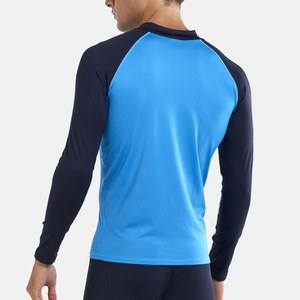 Maillot de bain à manches longues pour homme avec impression de logo personnalisée, rash guard de surf imprimé numériquement, protection contre les éruptions cutanées, séchage rapide, rash guard pour homme - Product Image 4