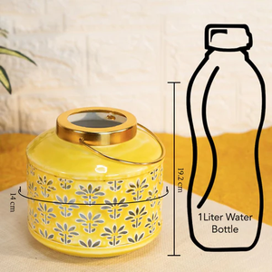 Lanternes suspendues en métal artisanal fini or antique lanterne légère durable coupe-vent au prix de gros - Product Image 4