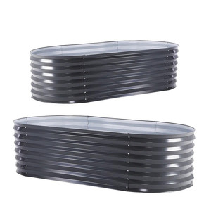 High Quality Oval <b>Raised</b> Garden <b>Bed</b> Smart Home Gardening Easily Assemble OEM ODM Planting Tools Wholesaler Factory Price - Product Image 2