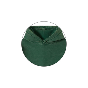 เสื้อมีฮู้ดผ้าหนาไม่มีลาย500 GSM สำหรับใส่ในฤดูหนาวโลโก้ได้ตามต้องการ - Product Image 2