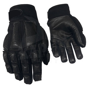 Gants de basketball professionnels OEM en cuir de haute qualité, imperméables, antidérapants, avec sangle de poignet réglable et fermeture auto-agrippante pour le sport - Product Image 1