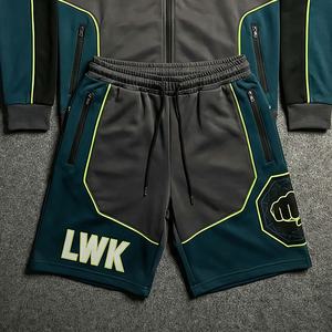 Ensemble de survêtement unisexe en polaire tricoté de haute qualité avec fermeture éclair, style streetwear, logo Linkworld, pour l'hiver - Product Image 5