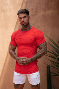 Nouveaux t-shirts à la mode personnalisés Olive Slub Crew pour hommes Vêtements décontractés d'entraînement en coton respirant T-shirt à prix direct d'usine pour hommes - Product Image 3