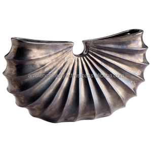 Florero de aluminio sólido niquelado de diseño moderno de lujo de estilo de vida ambiental de buena calidad para la decoración de la boda del hogar transparente - Product Image 2