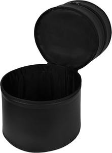 Étui à chapeau noir à double compartiment pour fez, couronne et casquettes, style maçonnique, avec bandoulière et intérieur en velours - Product Image 4