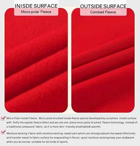 Sweat-shirt à col rond manches longues pour homme Sweat-shirt léger en polaire Pull-over respirant - Product Image 5