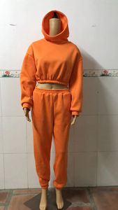 Survêtement décontracté uni pour femmes Survêtement surdimensionné pour femmes Ensembles de survêtements pour femmes Survêtement deux pièces Training Wear Jogging Wear - Product Image 2