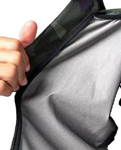 Chaqueta cortavientos reflectante de poliéster para hombre, cortavientos impermeable Retro Vintage personalizado, informal, caqui, liso, personalizado, 2023 - Product Image 3