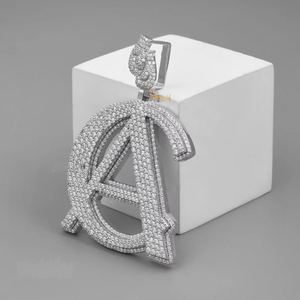 Nouvel arrivage Pendentif unisexe en argent sterling 925 avec diamant Hip Hop cultivé en laboratoire VVS Clarity Lab Grown Stone Pendentifs fins personnalisés Charms - Product Image 3