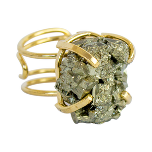 Anillos de Pirita con Alambre - Product Image 1