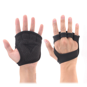 <b>Weight</b> Lifting <b>Gloves</b> Leather Made Training Wear Workout Best Grip Cross Fit PU Gym <b>Gloves</b> for Sale - Product Image 2