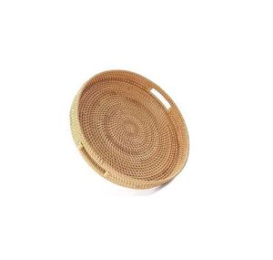 ถาดหวายไม้ไผ่ทำด้วยมือถาดหวายพร้อมหูหิ้วถาดตัดอาหารผนังสูงทำด้วยมืออเนกประสงค์ - Product Image 6