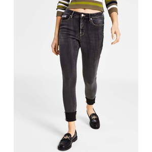 Jeans Tommy da Donna, Modello Semplice, Skinny a Vita Alta, Taglio Dritto, in Denim Elasticizzato Traspirante, Lavabile, con Logo, Taglia XL - Product Image 1