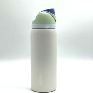 Bouteille d'eau isotherme réutilisable à double paroi en acier inoxydable à large ouverture 24/32 oz pour la salle de sport, le sport et le vélo - Product Image 5