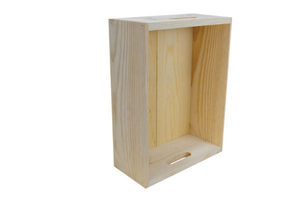 Natural Finishing Hand Crafted Storage Crate <b>Wooden</b> Fruit <b>Boxes</b> New <b>Wooden</b> Crates with Decorative Display for Decor or Storage - Product Image 3