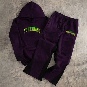 Survêtement imprimé réversible léger personnalisé de haute qualité pour l'hiver, fabricant de vêtements de rue, vêtements de sport, survêtement - Product Image 4