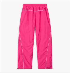 Chaqueta deportiva de nailon personalizada Conjuntos de pantalones holgados Cortavientos con cremallera Cuello con capucha Patrón sólido Ropa de calle de invierno para hombres - Product Image 6