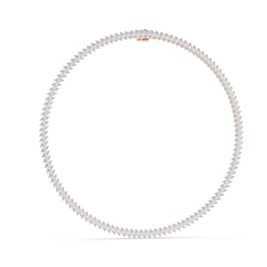 Collier en diamant CVD de laboratoire 18,6 CT VVS-VS EF, diamants taille marquise, or 18 carats, 14 carats, or rose, or jaune, or blanc, luxe et raffinement - Product Image 2