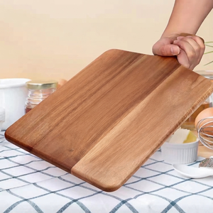 Planche à découper en bois naturel avec poignée intégrée et trou de suspension, écologique, passe au lave-vaisselle, REHMAN CRAFT - Product Image 6