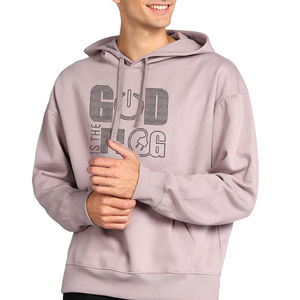 Sudadera con capucha lavada con ácido en blanco de alta calidad Sudadera con capucha de gran tamaño de algodón mezclado de algodón pesado Color personalizado Hombres Sudaderas con capucha de diamantes de imitación - Product Image 1