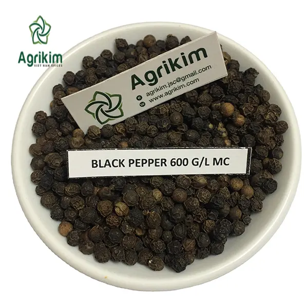 [5 star supplier] Fully certified international black pepper whole FAQ and MC/ASTA 500GL 550GL 570GL with the best price