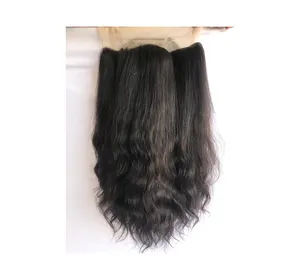 Global Supplier & Exporter Selling 100% Raw Unprocessed 16 Inches Natural Wavy Human Hair Extensions Full <b>Lace</b> <b>Wigs</b> - Product Image 1