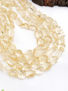 พลอยซิทรินธรรมชาติจากบราซิล ทรงเหลี่ยมเจียระไน สำหรับทำเครื่องประดับชั้นดี - Product Image 2