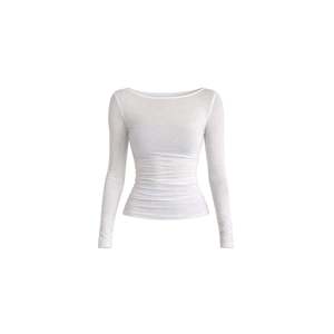 เสื้อคลุมใสแบบโปร่งแสง - สีขาว - สีขาว - Product Image 3