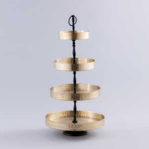 Support mural en laiton et aluminium noir avec finition H24 Dia12 2kg - Product Image 1