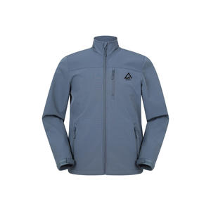 เสื้อแจ็คเก็ตซอฟต์เชลล์ผู้ชาย สำหรับกิจกรรมกลางแจ้ง น้ำหนักเบา กันลม ระบายอากาศได้ดี ซิปเต็มตัว สวมใส่สบายในฤดูหนาว คอสูง ยี่ห้อ Ako - Product Image 1