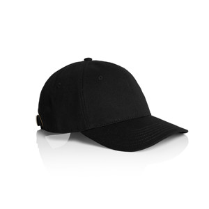 Gorras de béisbol de lona de algodón transpirable negras con espalda ajustable de 5 paneles unisex personalizadas al por mayor con logotipo personalizado - Product Image 1