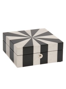 Wooden <b>Boxes</b> with Artistic Resin Lid for Functional Storage Decorative Wooden <b>Boxes</b> with Bone Inlay for Rustic Modern Homes - Product Image 4