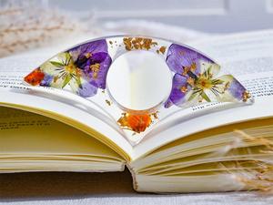 Support de page de livre en résine, poignée pour les doigts, accessoire de lecture durable et confortable, parfait pour les livres, les documents d'étude, les journaux et les romans - Product Image 3