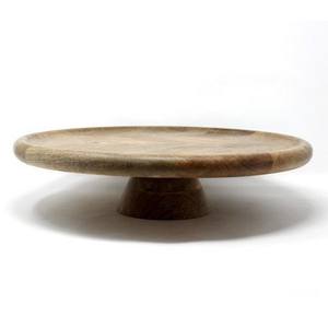 Nouveaux supports à gâteaux en bois d'acacia Serveur de gâteau en bois fabriqué à la main pour les occasions de mariage Plateau du désert le plus vendu pour une utilisation sur table - Product Image 1