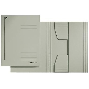 Leitz DIN <b>A4</b> Pendarec Recycled Grey File <b>Folder</b> 100% Cardboard Legal Size - Product Image 1