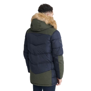Chaqueta Parka de Invierno para Hombre de Alta Calidad, con Capucha, Cierre de Cremallera, Ligera, Impermeable, Transpirable, Forro de Lana y Poliéster, Estilo Casual, Tallas Grandes - Product Image 5