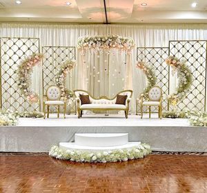 Increíble vela decoración telón de fondo para escenario mente soplado boda escenario vela paredes mejor recepción noche escenario vela telón de fondo - Product Image 4