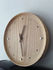 LÁSER DECORACIÓN DEL HOGAR MADERA GRANDE Reloj de pared de madera Círculo láser Reloj de pared de salón de madera - Product Image 2