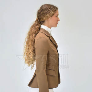 Veste équestre en polyester de coton d'hiver pour femme pour l'équitation montre des culottes et des jodhpurs de logo personnalisé taille adulte - Product Image 3
