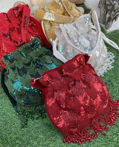 Handicraft Beautiful Handmade Ethnic Potli <b>Bag</b> Embroidered Wrist Handbag for Wedding Gifts for Women's From Indian - Product Image 6