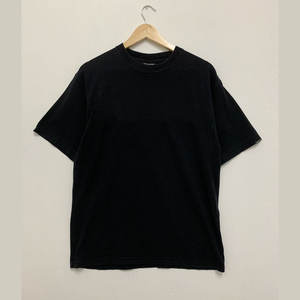 T-shirt pour homme à manches courtes, coupe classique, couleur unie, noir, léger, respirant, écologique, de haute qualité, tendance, 100% coton - Product Image 2