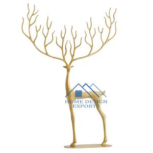 Décor de noël Sculpture de Table de renne pour décorations de Table 2022 nouvelle collection Sculpture de Table de cerf en Aluminium en métal - Product Image 3