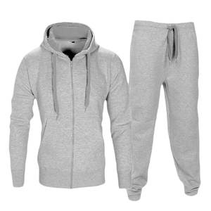Custom Logo Men Hooded Casual Solid Tracksuit-Maternity Training - Product Image 2