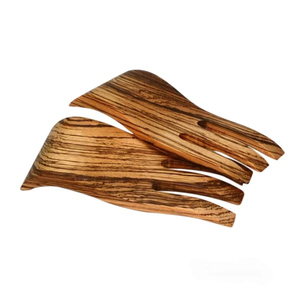 Bol à salade en bois en forme de main et pour fruits plat de service en bambou naturel vaisselle au meilleur prix artisanat naturel - Product Image 3