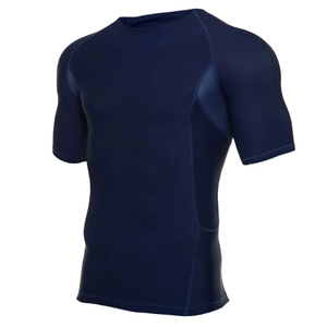 Prix de gros Rash Guard à manches courtes pour hommes Fournisseur direct d'usine Rash Guard de haute qualité pour hommes - Product Image 4